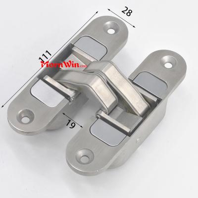 100kg stainless steel 180 degree concealed hinge for wooden door