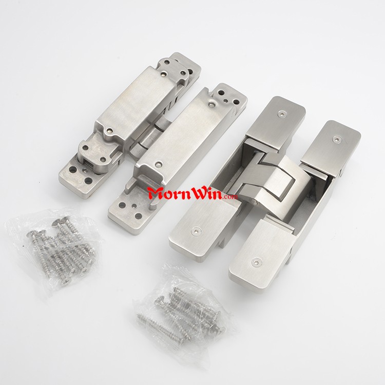 120KG Stainless Steel 304 Concealed Hinge Heavy Duty Load Hidden Hinge