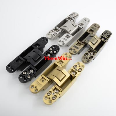 160 mm stainless steel adjustment concealed 3d door hinge