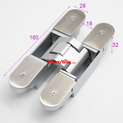 160mm 3D Adjustable Invisible Concealed Hidden Door Hinge