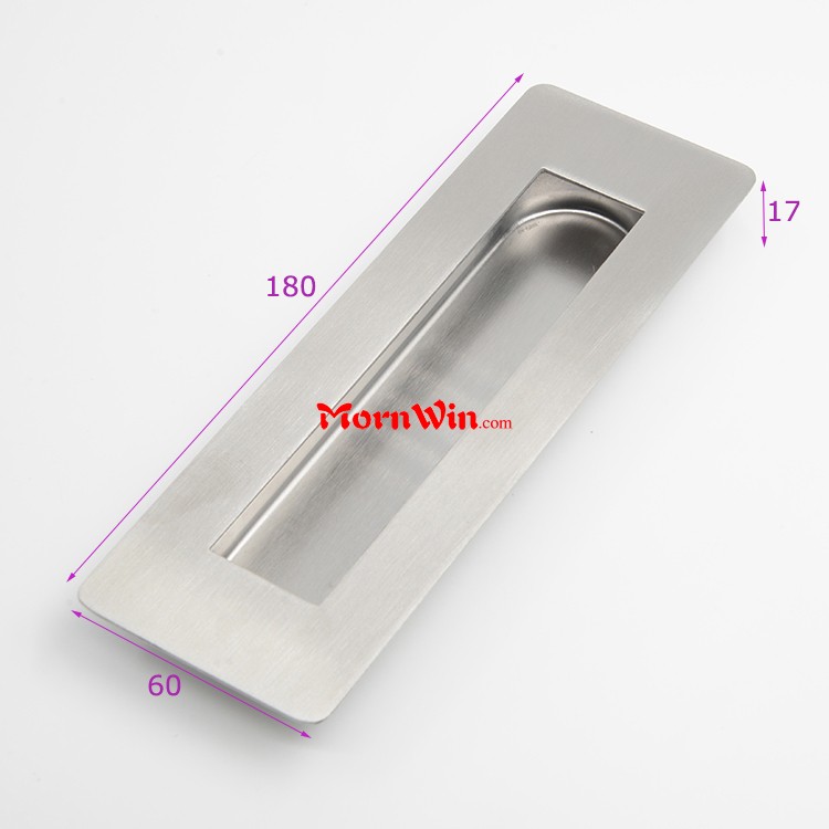 180 mm Concealed flush door pull recessed cabinet handle