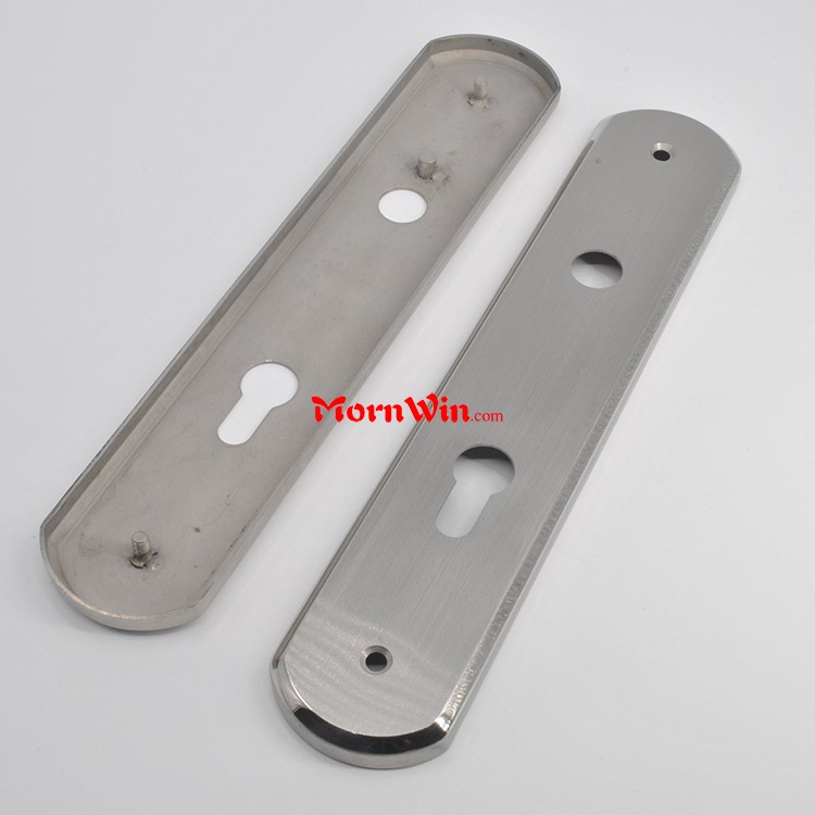 260mm length Stainless steel door lock handle escutcheon cover face back plate 