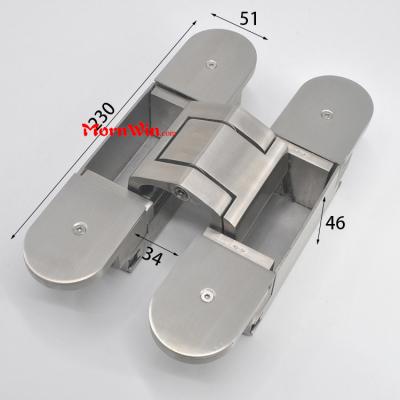 300kg stainless steel 3D invisible heavy duty concealed door hidden hinge