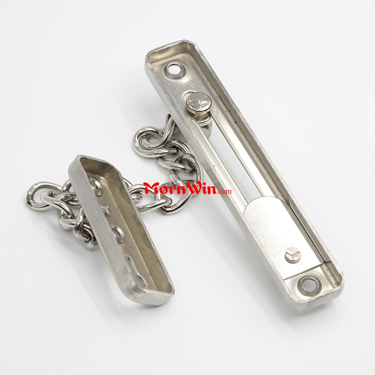 304 Stainless Steel Slide Hotel Metal Door Lock Chain