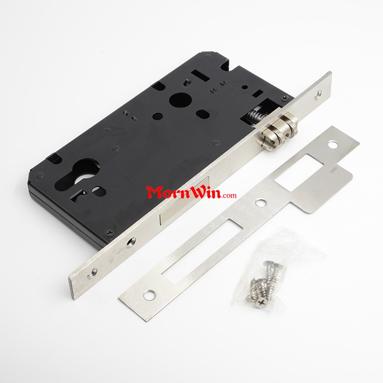 304 stainless steel 6085 europrofile roller latch mortise door lock body