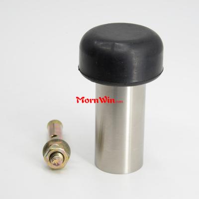 304 stainless steel round cylindrical mushroom door stopper