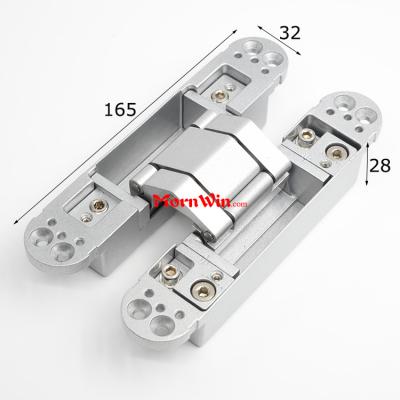 3D door hinge door conceal hinge zinc alloy invisible hinge 100kg