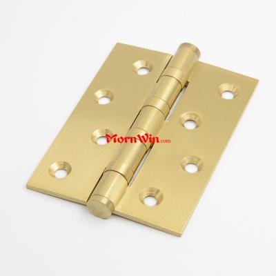 4 Inch heavy Entry butt bearing Brass door hinge