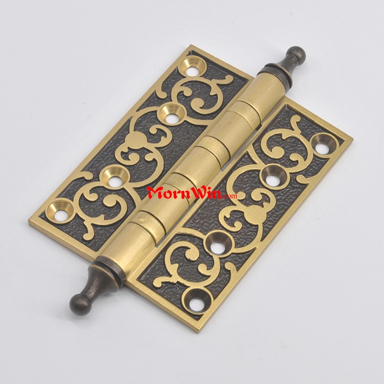 4 inch High quality European style solid brass wooden door hinge