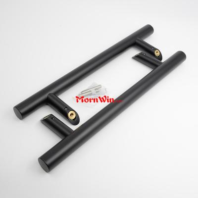 45 degree modern black door stainless steel 304 pull handle