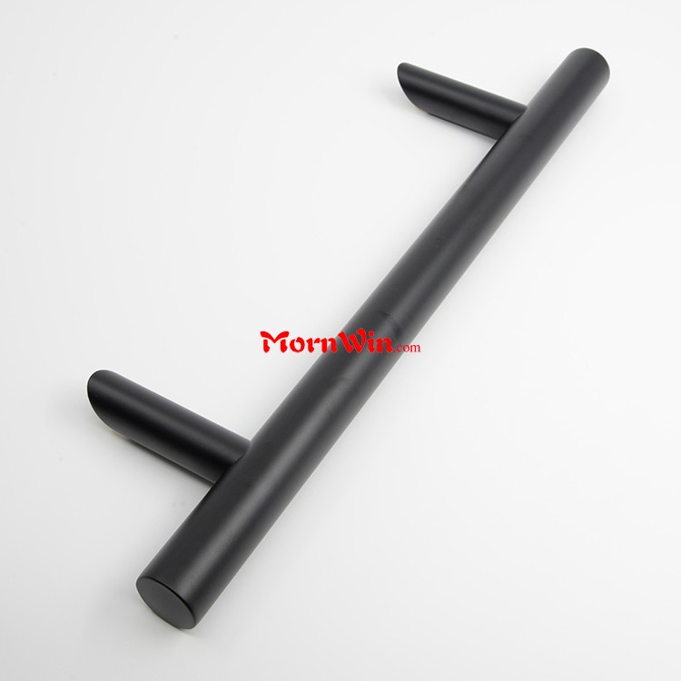 45 degree modern black door stainless steel 304 pull handle