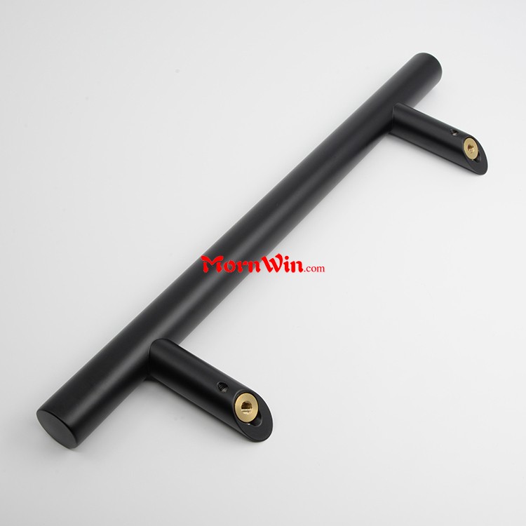 45 degree modern black door stainless steel 304 pull handle
