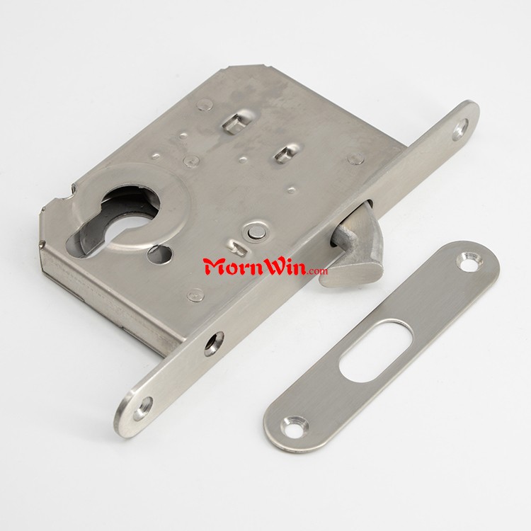 50mm backset Stainless steel sliding cylinder hook door locks