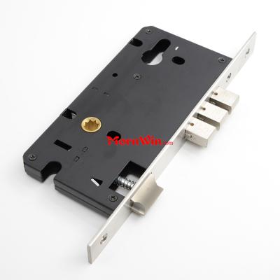 6085 stainless steel brass mortise cylinder door lock body