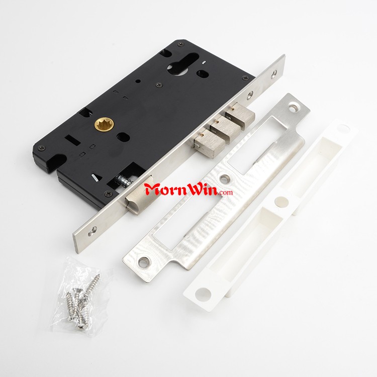 6085 stainless steel brass mortise cylinder door lock body