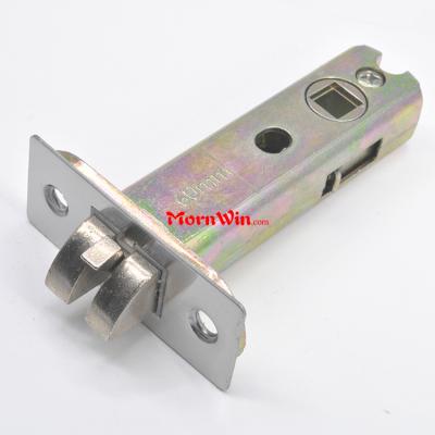 60mm Nickel Plated Passage Door Tubular Latch 