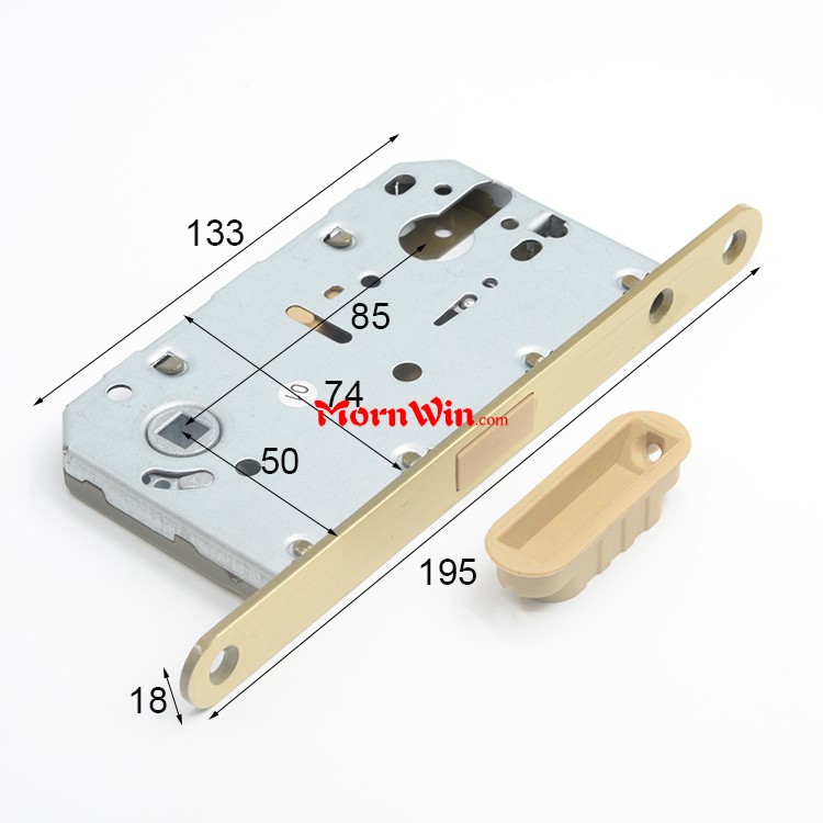 8550 5085 Magnet Mortise door lock body cylinder magnetic lock