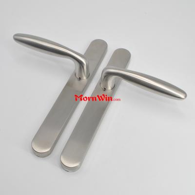 92mm Stainless Steel Lever Door Window Handle With Plate 