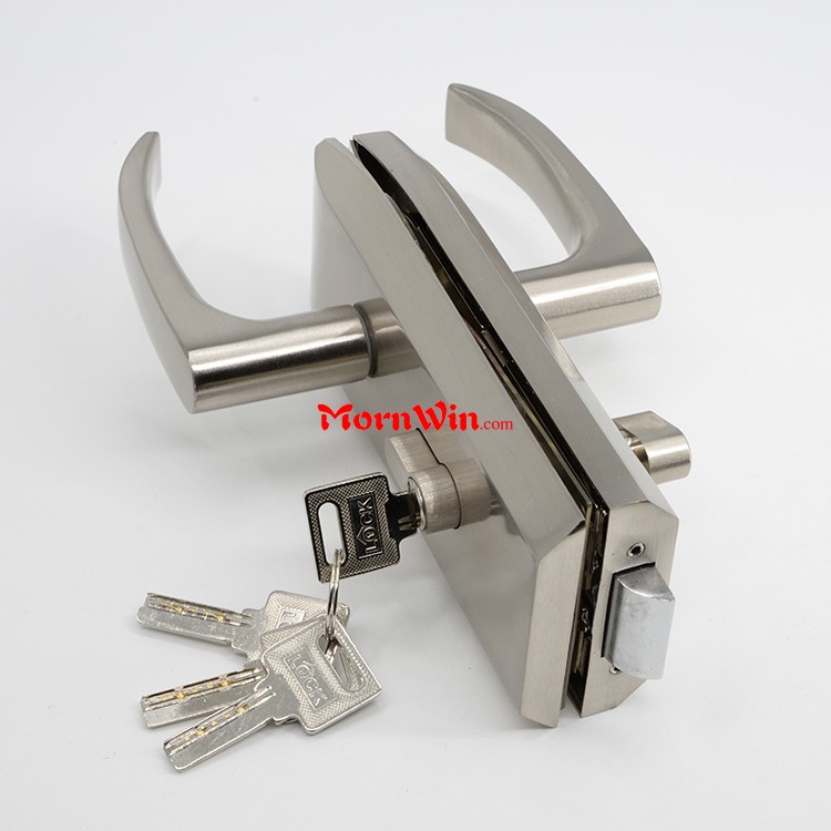 Aluminium Alloy glass door patch fitting lock