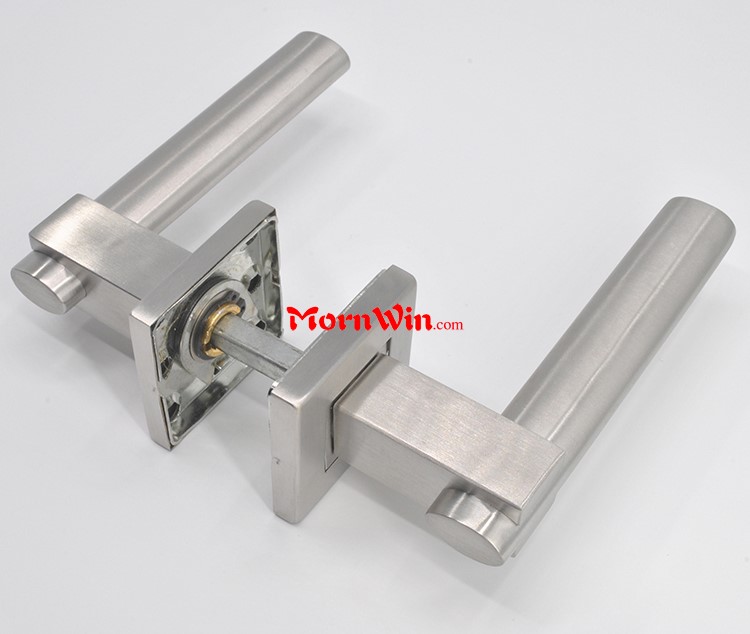 America popular 304 stainless steel lever door handle Mortise door lock handle