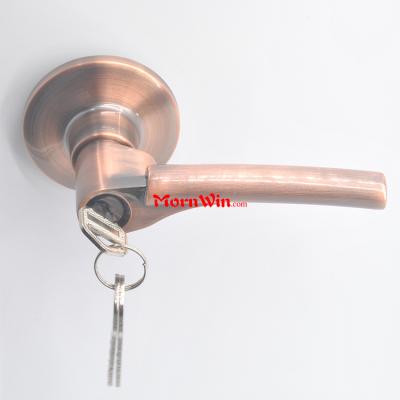 Antique Bronze Zinc Alloy Door Handle Locks Tubular lever lock