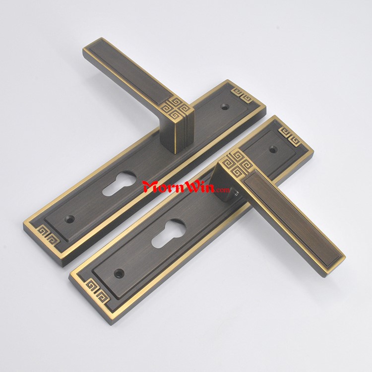 Antique brass china door handle manufacturer door handles on plate