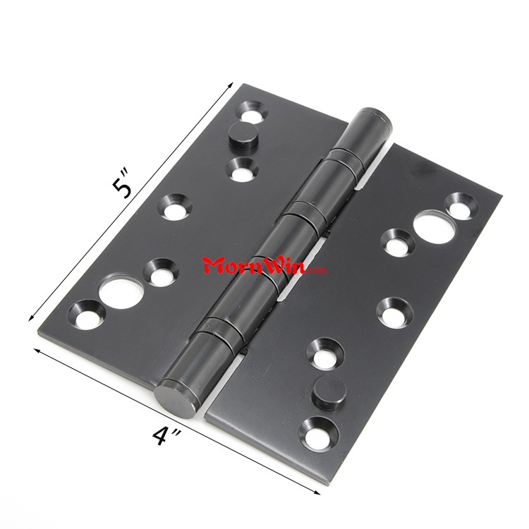 Black 5 inch stainless steel burglarproof anti theft door hinges