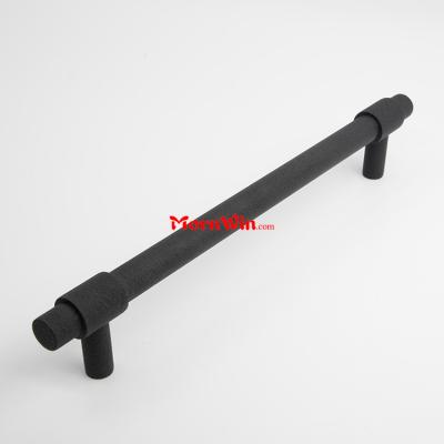 Black Solid Sliding Barn Door Pull Handle