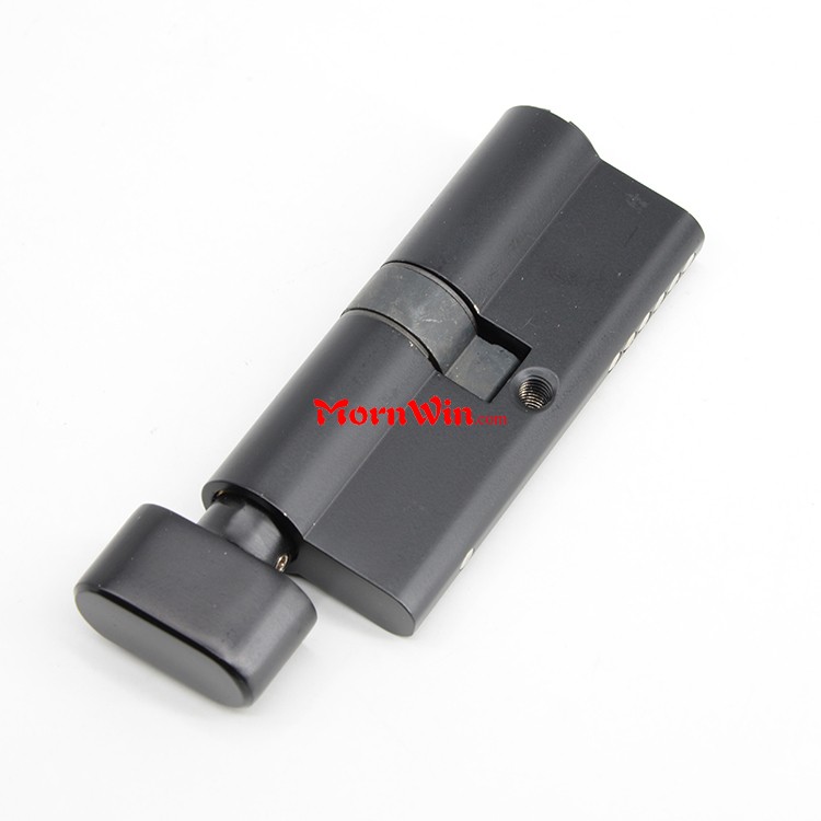 Black brass thumb turn door cylinders