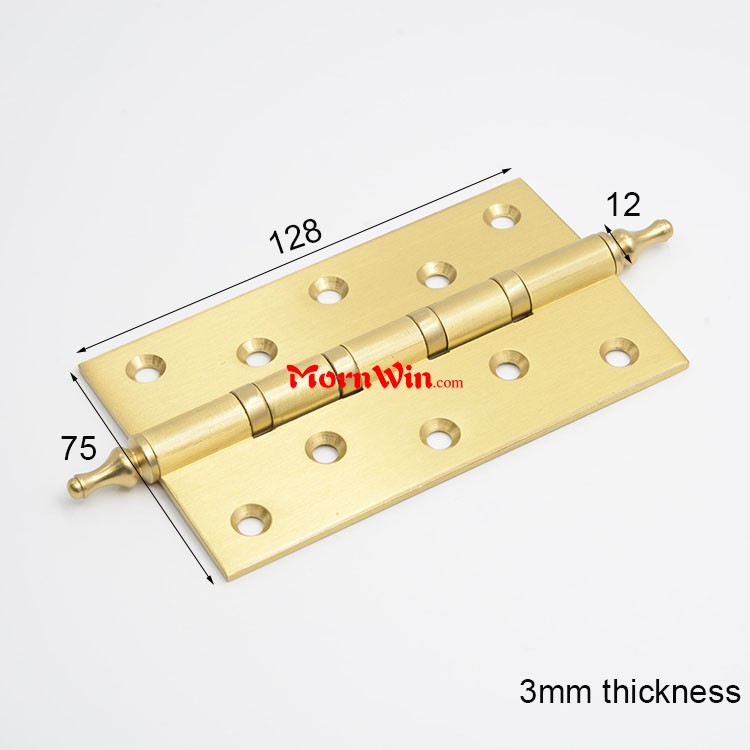Brass Door Hinge for Solid Wood Doors