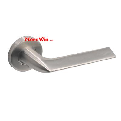 Casting solid Stainless steel 304 home door handle for wooden door