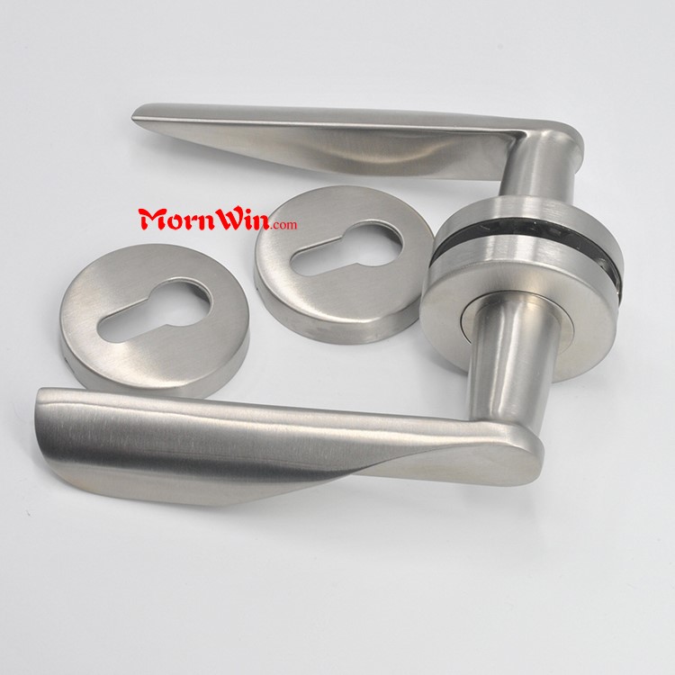 China Factory High Quality Door Lock Handle Solid Stainless Steel Lever Handle