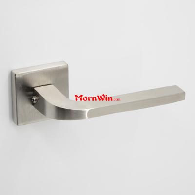 Door Solid Stainless steel designs entrance lever handle square shape