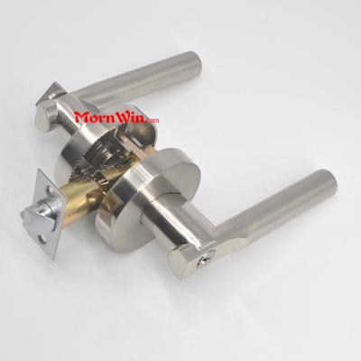 Entrance Door Hardware Heavy Duty Tubular Lever Round Door Handle Lock