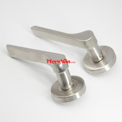 Euro 304 stainless steel solid unique contemporary design special door lever handles