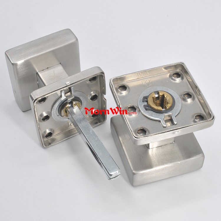 European style interior square 304 stainless steel door knob 