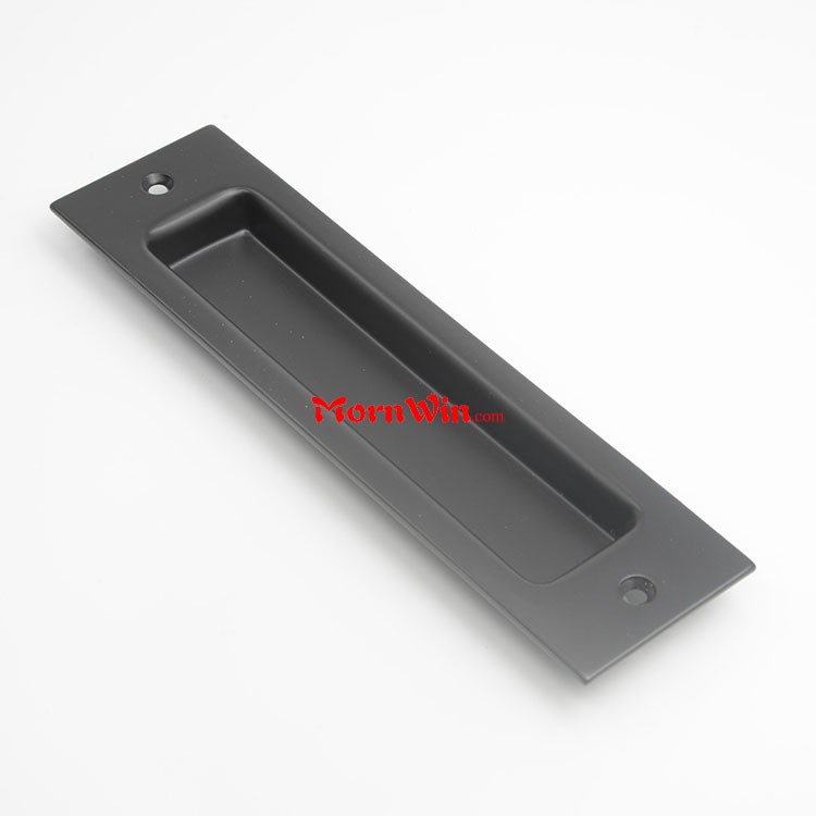 Factory Wholesale Black Embedded Modern Flush Barn Door Pull