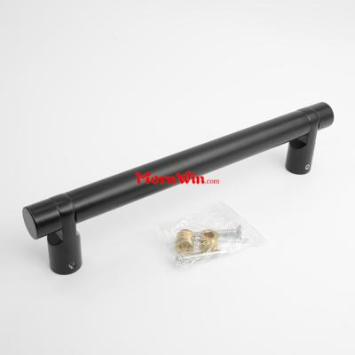 Heavy Duty Powder Coated Black Finish Pull Barn Door Handle