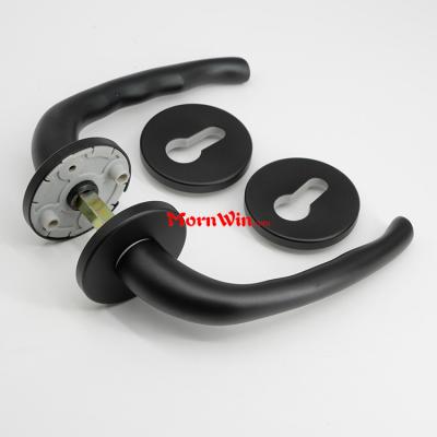 High Quality Black aluminum lever door lever handle