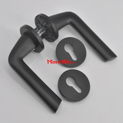 High Quality Black color aluminum lever door handle