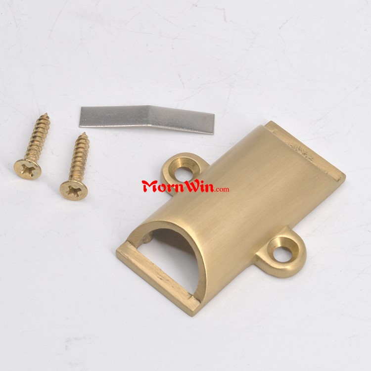 High Quality Custom Satin Brass Sliding Door Gate Catch Door Latch