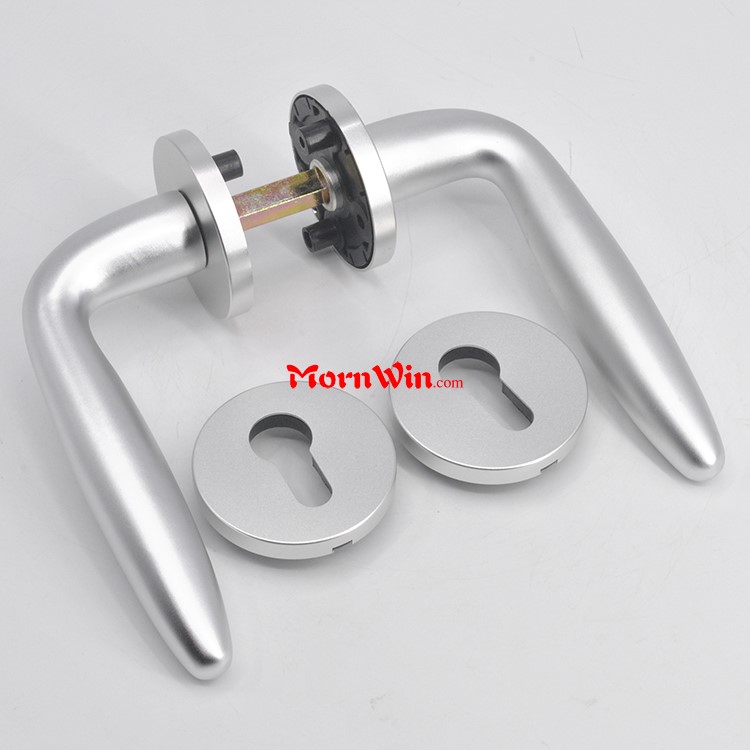 High Quality Space Aluminum Door locks Handle Interior Door Lever Handles 