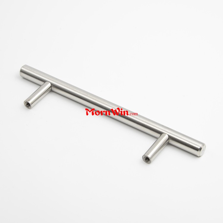 High quality T bar solid stainless steel cabinet pull handle