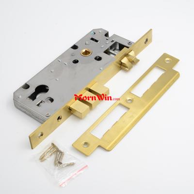 High quality euro brass gold door mortise 4585 lock body