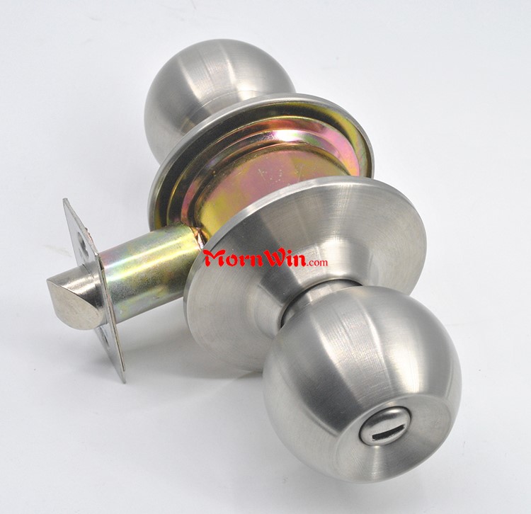 Hot sale Stainless Steel Hotel Cylindrical Ball knob Lock Knobset