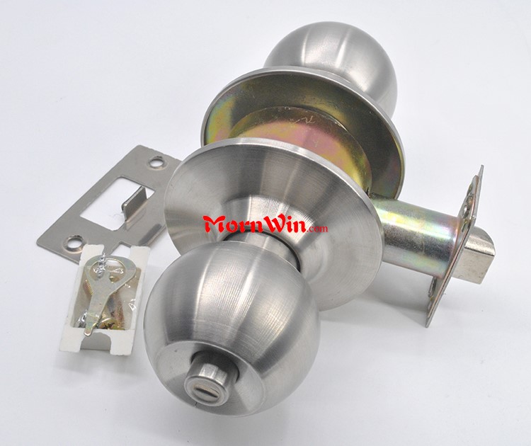 Hot sale Stainless Steel Hotel Cylindrical Ball knob Lock Knobset