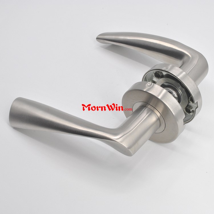 Hot sale Stainless steel solid door handles and locks for metal doors