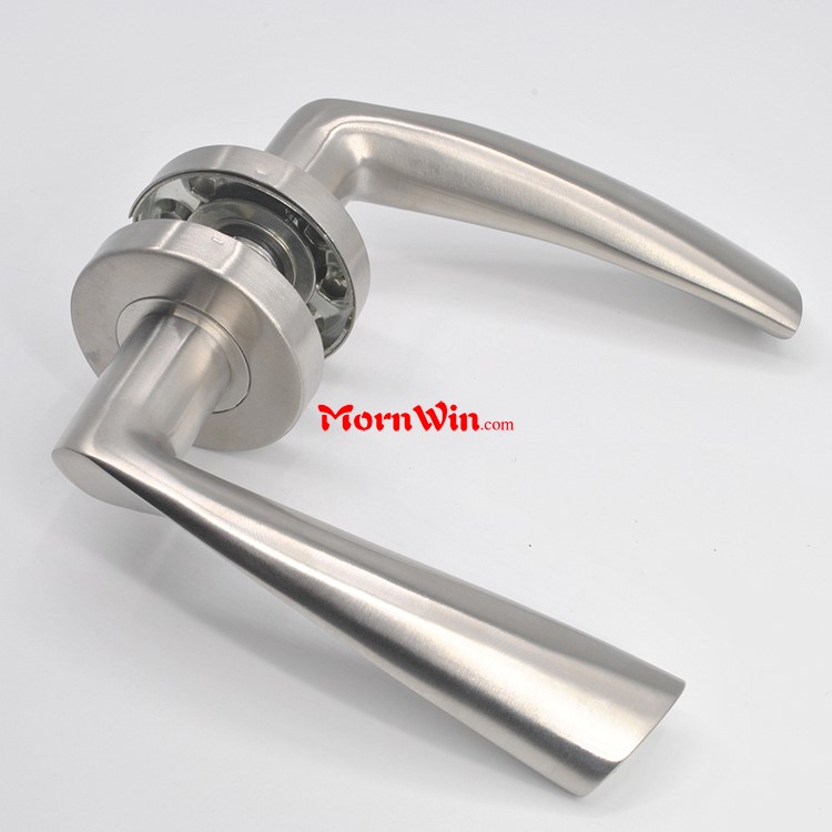 Hot sale Stainless steel solid door handles and locks for metal doors