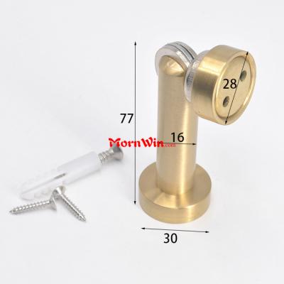 Interior door brass magnetic door stopper catch