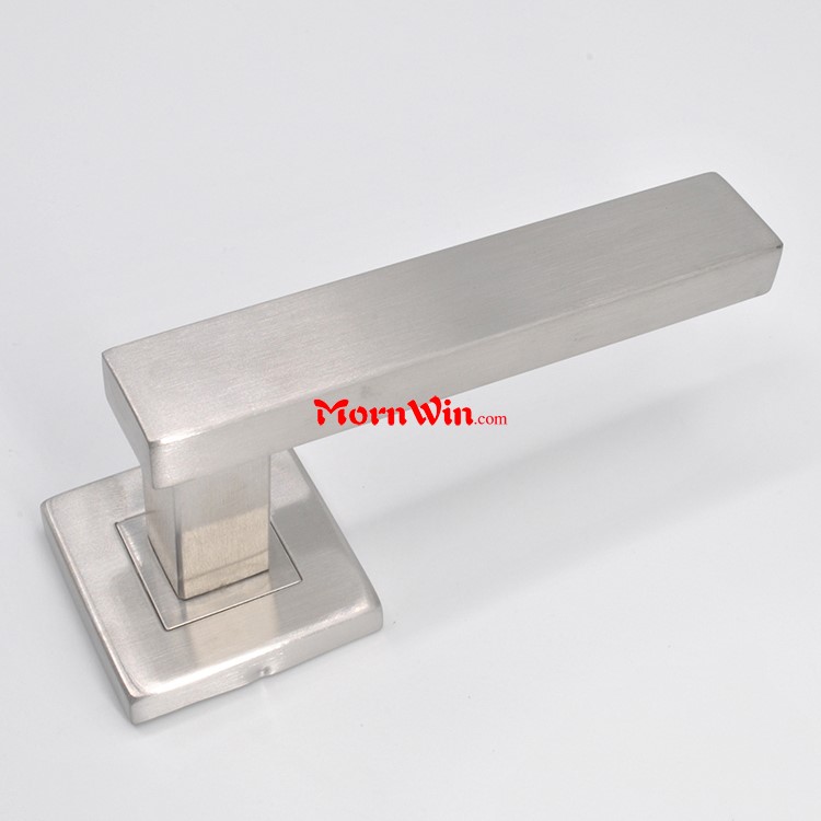 Jiangmen 304 stainless steel lever square door handles